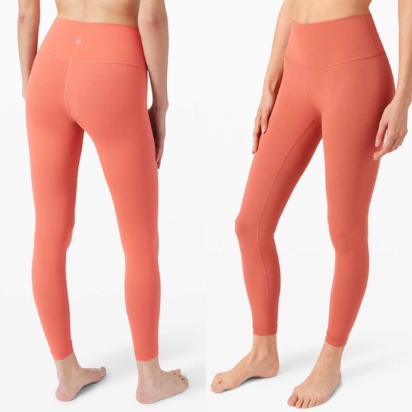 Lululemon Wunder Under High-Rise Tight 28" *Full-On Luxtreme Rustic Coral - Picture 8 of 8